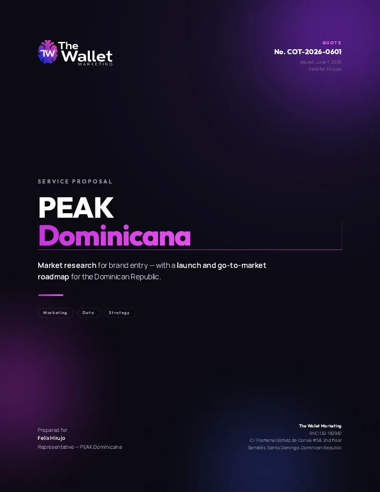 PEAK — Propuesta de The Wallet