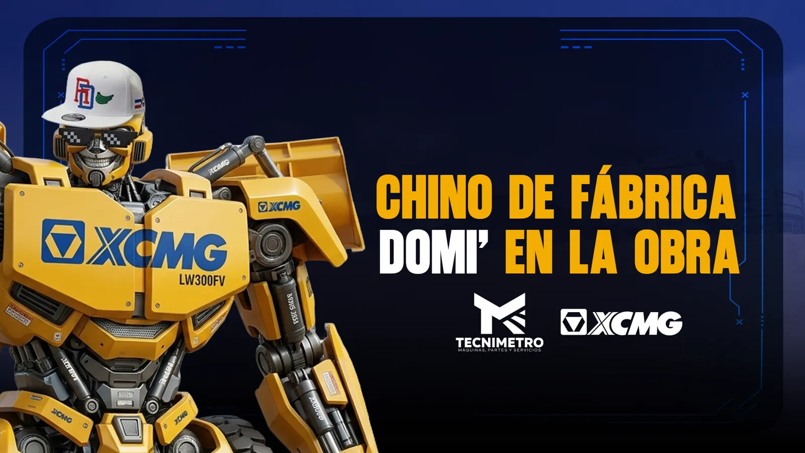Tecnimetro — Arte clave · robot XCMG