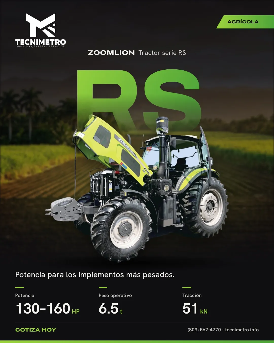 Tecnimetro — Post de producto · Zoomlion