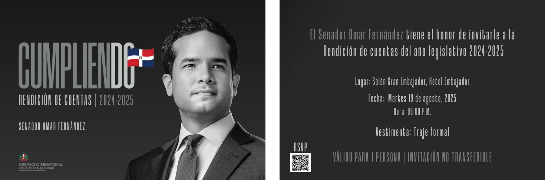 Omar Fernández — Invitación · Arte original