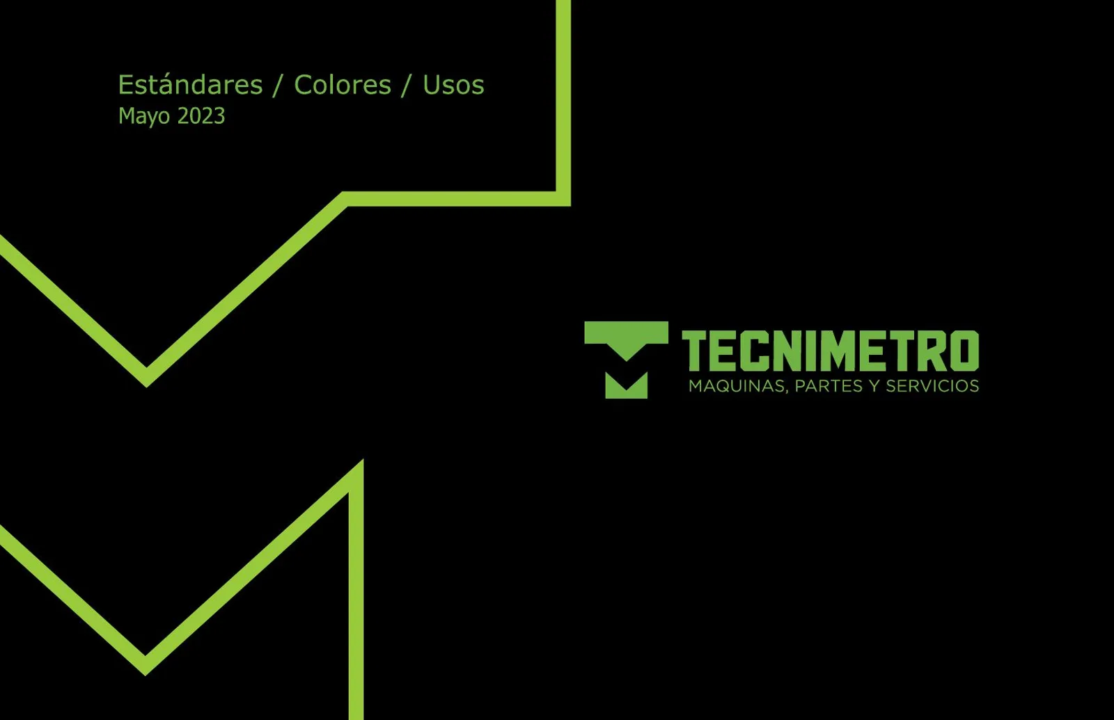 Tecnimetro — Antes · estándares de marca anteriores
