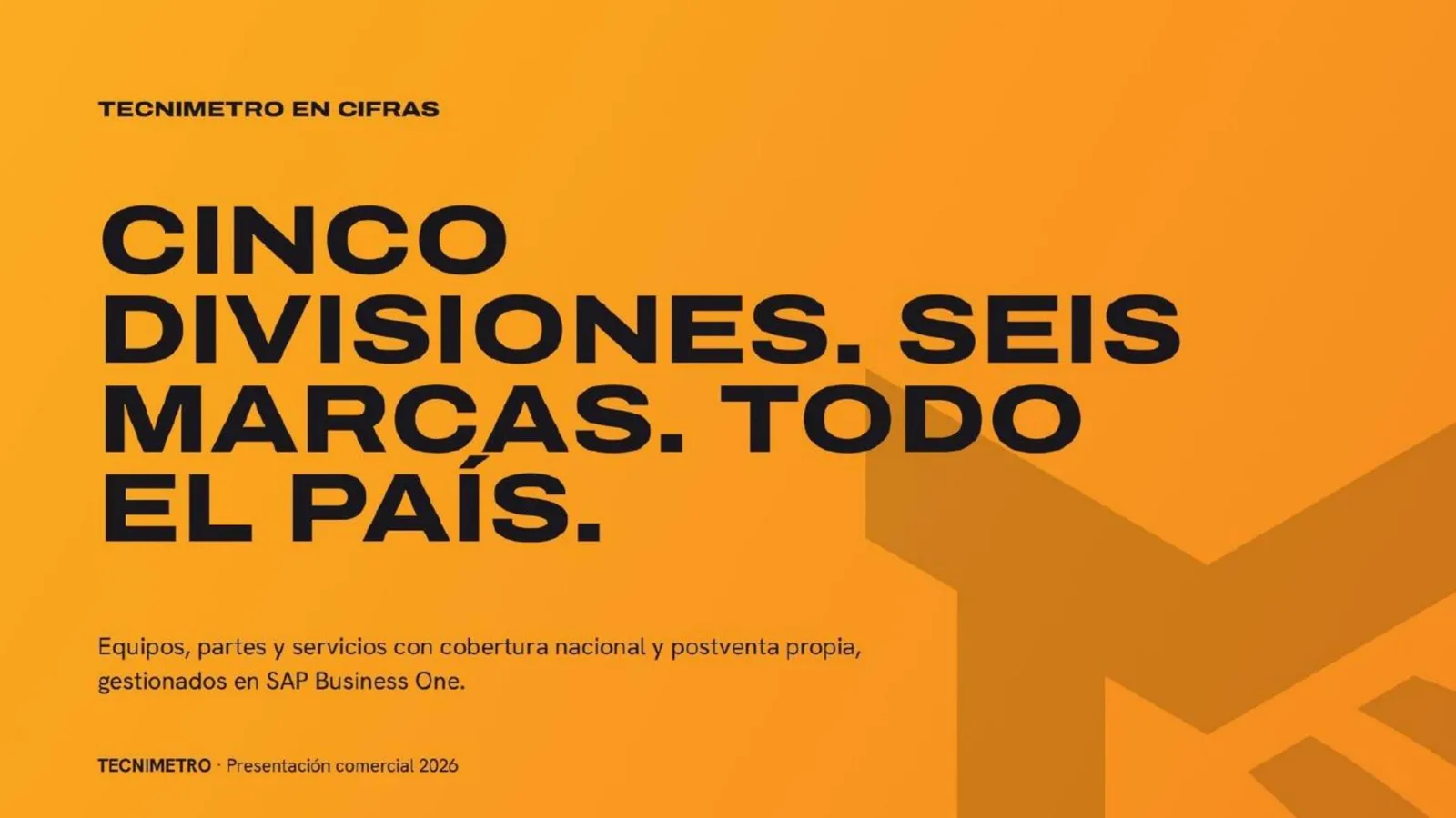 Tecnimetro — Presentación comercial 2026