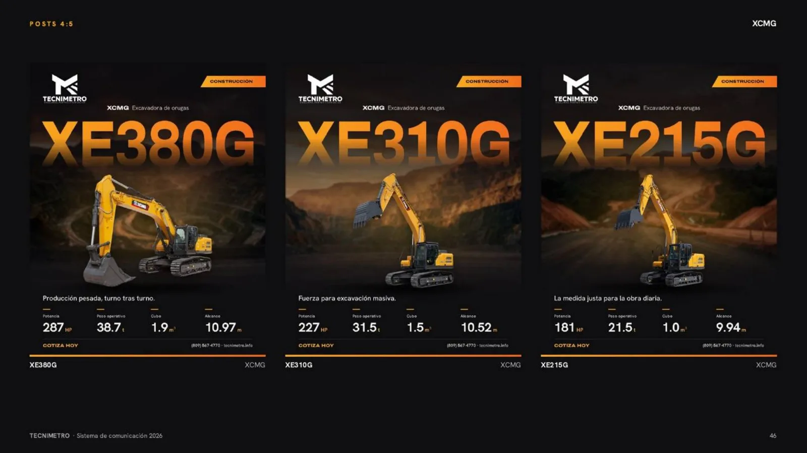 Tecnimetro — Posts de producto · XCMG