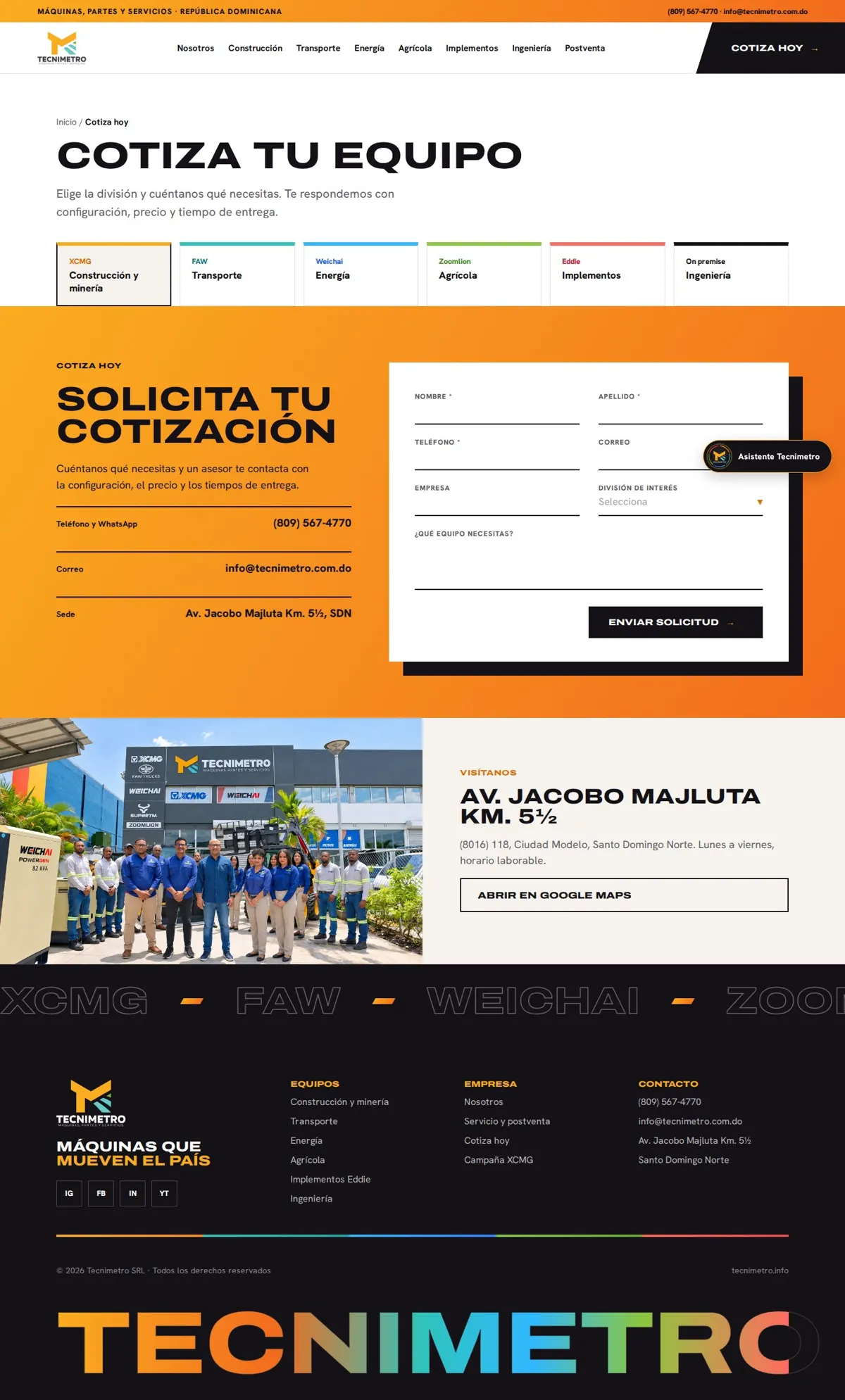 Tecnimetro — Cotiza hoy