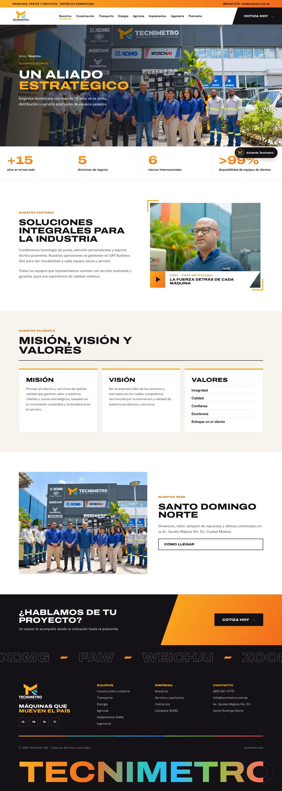 Tecnimetro — Nosotros