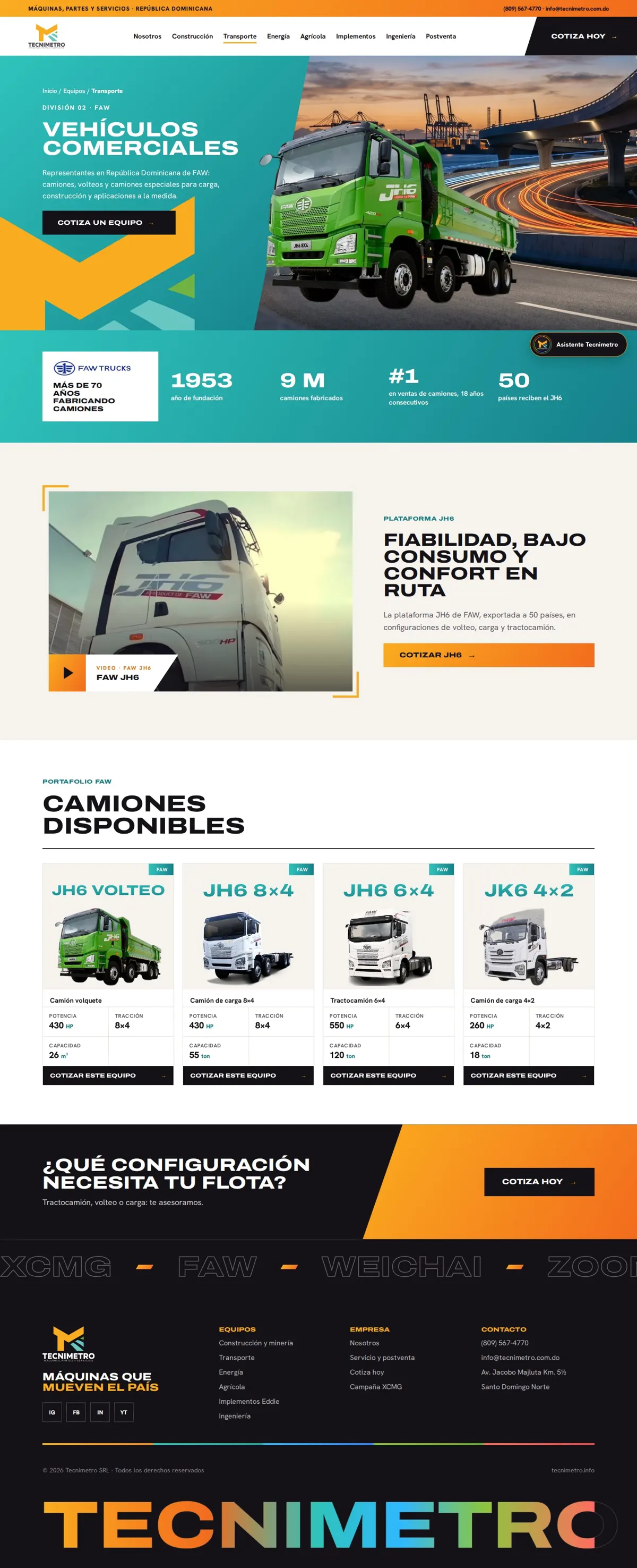 Tecnimetro — Transporte · FAW