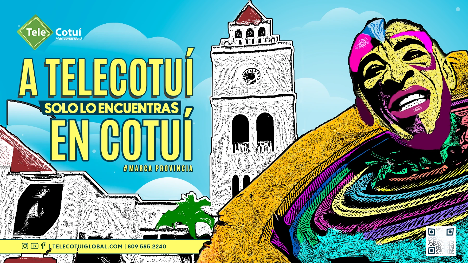 Telecotuí — Cotuí como protagonista · Pieza gráfica