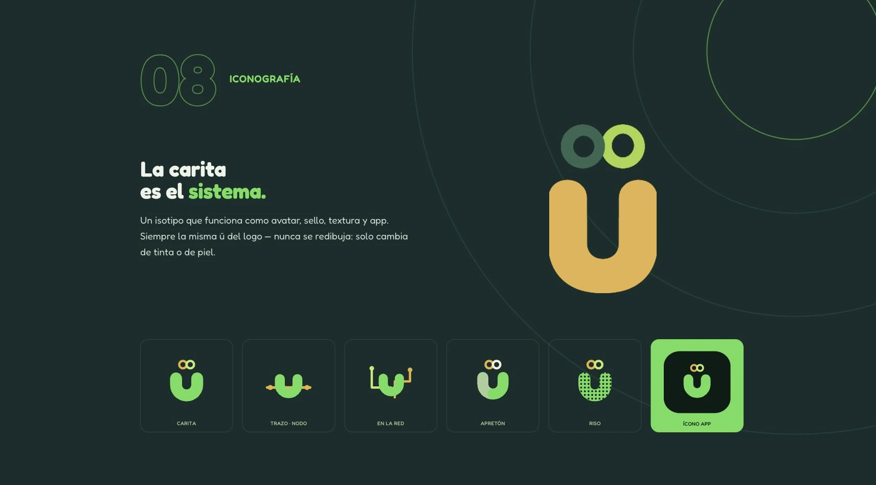 Vincúlate — Iconografía del sistema · lámina del archivo