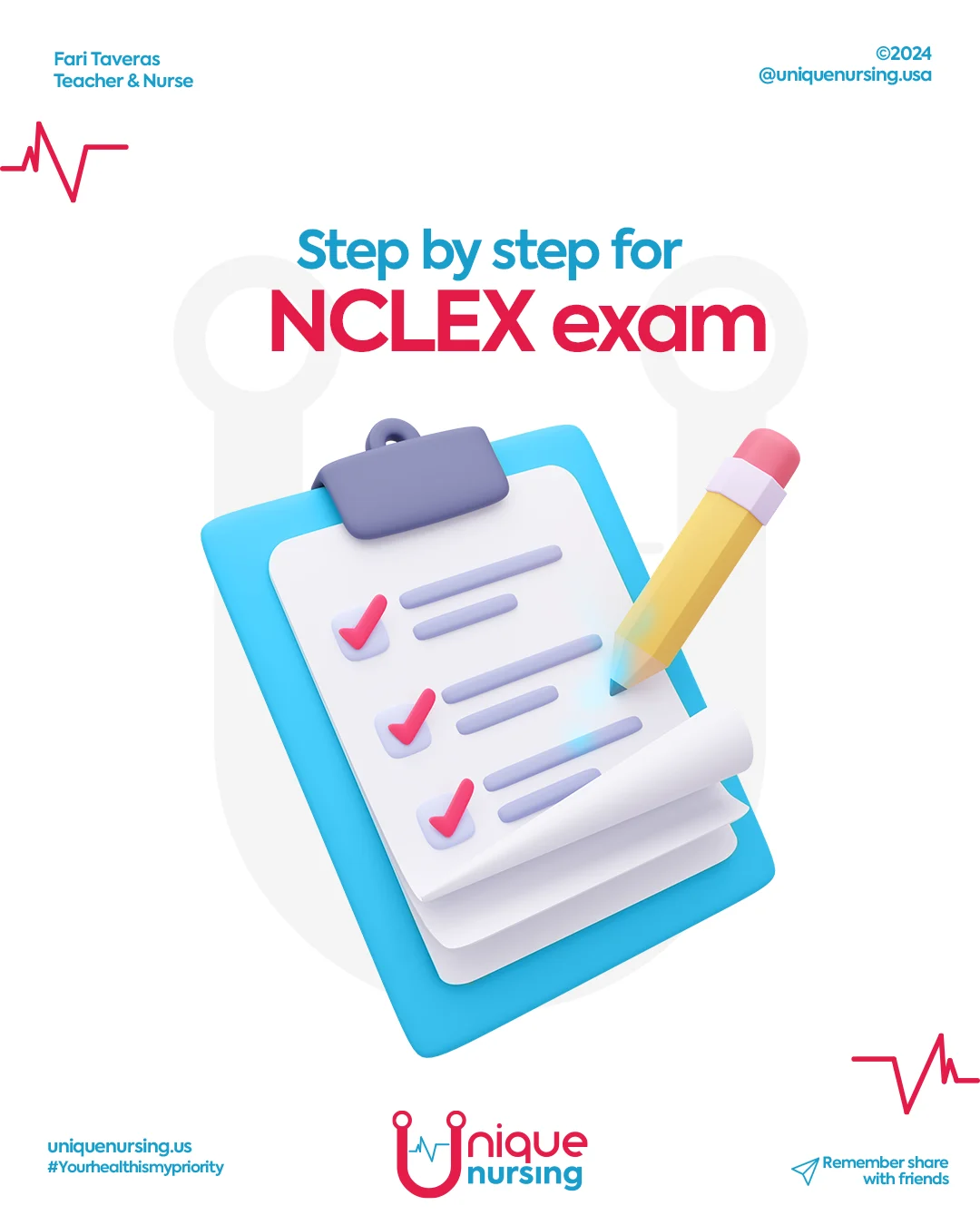 Unique Nursing — Publicación de marzo de 2024 · NCLEX